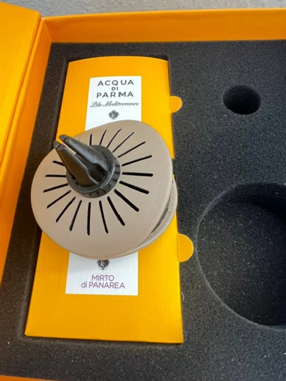 Acqua di parma Special Edition milano car diffuser and refill gift set